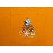 Tennessee Volunteer Traditions Vault Smokey Football Pocket Tee